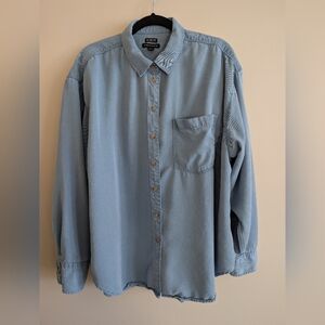 J.Crew Etienne Oversized Shirt Blue sz L
